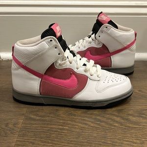 Nike High Top Dunks Pink - Rare 2008